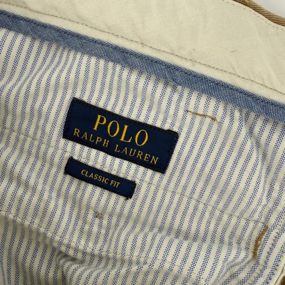 Polo Ralph Lauren Classic Fit Chino Pants Bundle Mens 50x26 Brown Tan Cotton - Picture 11 of 15